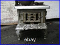 Antique EAGLE Lancaster Brand Cast Iron Salesman Sample Stove Child Toy