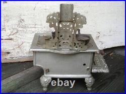 Antique EAGLE Lancaster Brand Cast Iron Salesman Sample Stove Child Toy