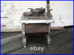 Antique EAGLE Lancaster Brand Cast Iron Salesman Sample Stove Child Toy