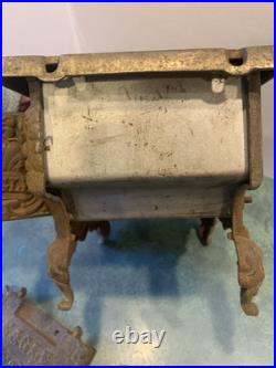 Antique EAGLE Lancaster Brand Cast Iron Salesman Sample Stove Child Toy