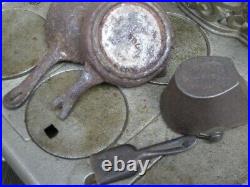 Antique EAGLE Lancaster Brand Cast Iron Salesman Sample Stove Child Toy