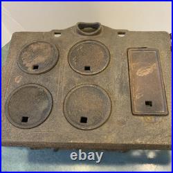 Antique EAGLE Lancaster Brand Cast Iron Salesman Sample Stove Child Toy