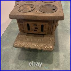 Antique EAGLE Lancaster Brand Cast Iron Salesman Sample Stove Child Toy