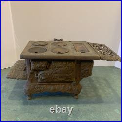 Antique EAGLE Lancaster Brand Cast Iron Salesman Sample Stove Child Toy