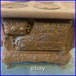 Antique EAGLE Lancaster Brand Cast Iron Salesman Sample Stove Child Toy