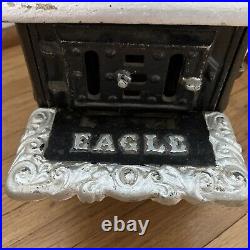 Antique Eagle Cast Iron Stove Lancaster Brand