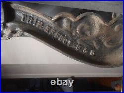 Antique Fancy Victorian Cast Iron F & L KAHN BROS Gas Parlor Stove Heater 1800's