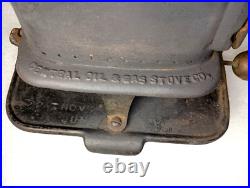 Antique Florence Kerosene Sad Iron Heater Stove With Double Burner Gardner Mass