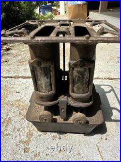 Antique Game Junior No 2 Heater Stove Taylor & Boggis FDY Co. Cleveland OH