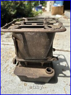Antique Game Junior No 2 Heater Stove Taylor & Boggis FDY Co. Cleveland OH