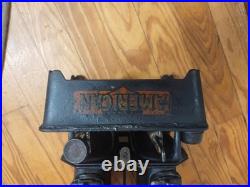 Antique Gardner American Kerosene Sad Iron Heater Stove With Double Burner