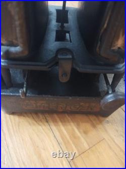 Antique Gardner American Kerosene Sad Iron Heater Stove With Double Burner
