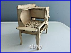 Antique HUBLEY EAGLE CAST IRON TOY / MINI 5 5/8 STOVE