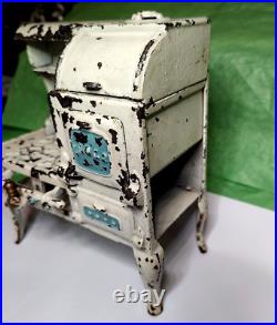 Antique Hubley Cast Iron Eagle Gas Range Kitchen Stove Gas Range Toy 1926 Antique Hubley Cast Iron Eagle Gas Range Kitchen Stove Gas Range Toy 1926