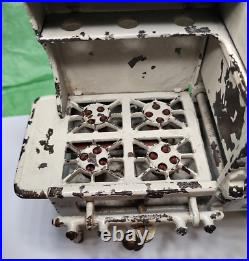Antique Hubley Cast Iron Eagle Gas Range Kitchen Stove Gas Range Toy 1926 Antique Hubley Cast Iron Eagle Gas Range Kitchen Stove Gas Range Toy 1926
