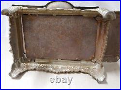 Antique Marvel Range Cast Iron Stove- Salesman Sample Doll Toy Big 16 in. Wide