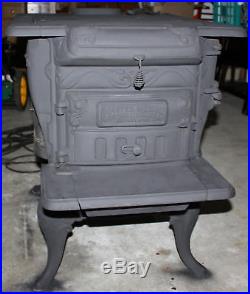 Antique Master National Excelsior Wood Coal Stove Cook Heat Fireplace Kitchen
