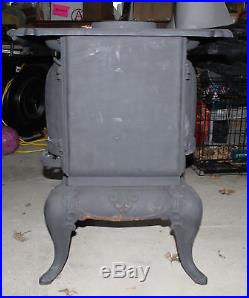Antique Master National Excelsior Wood Coal Stove Cook Heat Fireplace Kitchen