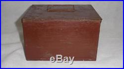 Antique Military WW2 Garrison Campaign set- Stove-Kettle In Original Metal Box