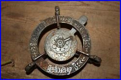 Antique Ornate Victorian 1800's Cast Iron Queen Spirit Stove Coffee Tea Pot
