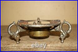 Antique Ornate Victorian 1800's Cast Iron Queen Spirit Stove Coffee Tea Pot