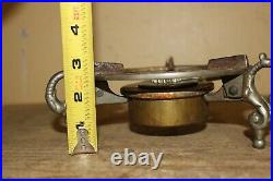 Antique Ornate Victorian 1800's Cast Iron Queen Spirit Stove Coffee Tea Pot