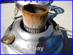 Antique Perfection #1670 Smokeless Kerosene Oil Heater White Enamel RARE MODEL