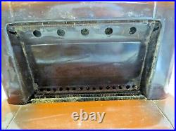 Antique Perfection Stove Company Fireplace Insert Porcelain Heater