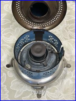 Antique Perfection Vintage Kerosene Oil Heater Stove- Blue Enamel