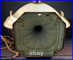 Antique Portable Radiant Heater L&H Electronics Model 402 Copper Reflector