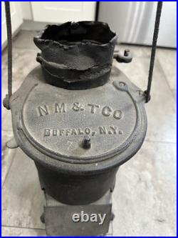 Antique RR Railway Railroad Train Car Caboose Heater Cast Iron Stove