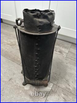 Antique RR Railway Railroad Train Car Caboose Heater Cast Iron Stove