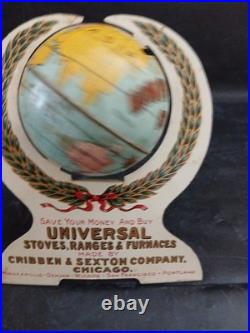 Antique Rare Advertising Bank for Universal Stoves, Ranges and Furnaces