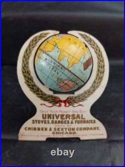 Antique Rare Advertising Bank for Universal Stoves, Ranges and Furnaces