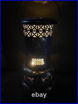 Antique Robin Blue Enamel 1630 Perfection Oil Kerosene Parlor Cabin Heater Stove