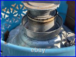 Antique Robin Egg Blue Enamel 260C Perfection Oil Kero Parlor Cabin Heater Stove