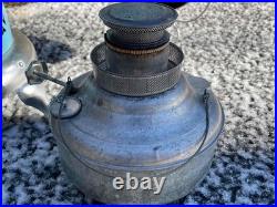 Antique Robin Egg Blue Enamel 260C Perfection Oil Kero Parlor Cabin Heater Stove