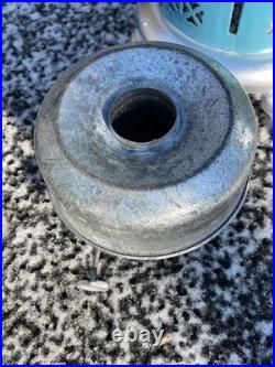 Antique Robin Egg Blue Enamel 260C Perfection Oil Kero Parlor Cabin Heater Stove