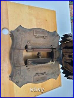 Antique Sad Iron Stove Kerosene Oil Heater Brunswick F Tulley NY 1800s Untested