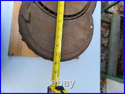 Antique Sad Iron Stove Kerosene Oil Heater Brunswick F Tulley NY 1800s Untested