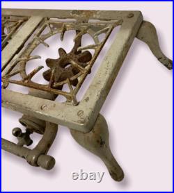 Antique Scarce Huenefeld Cincinnati Ohio CAST IRON 2 Burner Camp STOVE Gas USA