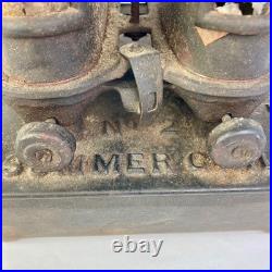Antique Taylor & Boggis No. 2 Summer Girl Cast Iron Stove Patent 1893 Vintage