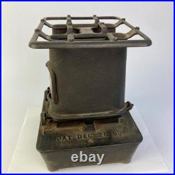 Antique Taylor & Boggis No. 2 Summer Girl Cast Iron Stove Patent 1893 Vintage