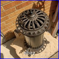 Antique The S. & T. DIV Cast Iron Kerosine Space Heater Cook Stove 1907