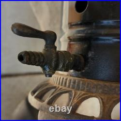 Antique The S. & T. DIV Cast Iron Kerosine Space Heater Cook Stove 1907