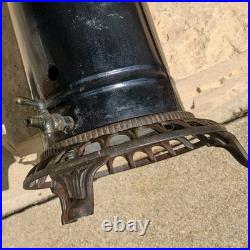 Antique The S. & T. DIV Cast Iron Kerosine Space Heater Cook Stove 1907