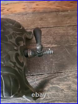 Antique The Union Stove Works Jewel No. 4 Grand Cast Iron Gas Parlor Stove