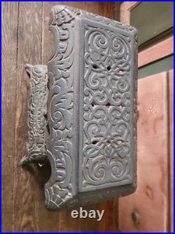 Antique The Union Stove Works Jewel No. 4 Grand Cast Iron Gas Parlor Stove