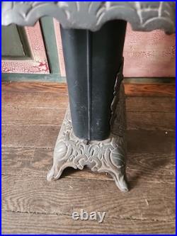 Antique The Union Stove Works Jewel No. 4 Grand Cast Iron Gas Parlor Stove