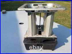 Antique Union Kerosene Sad Iron Double Burner Heater Stove Gardner Massachusetts